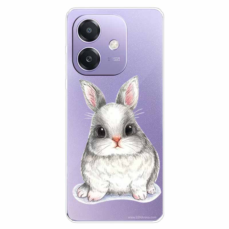 Для Oppo A60 5G CPH2683 Чехол OPPO A40 4G CPH2669 Прозрачный Мягкий Силиконовый ТПУ Чехол с Рисунком для A60 5G Прозрачный Мягкий ТПУ Чехол A40 4G