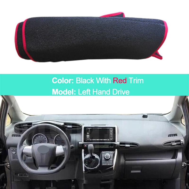 Car Inner Dashboard Cover Dash Mat Carpet For Toyota 2010 - 2018 Dashmat Sun Shade 2017 2016 2015 2014 2013 2012 2011