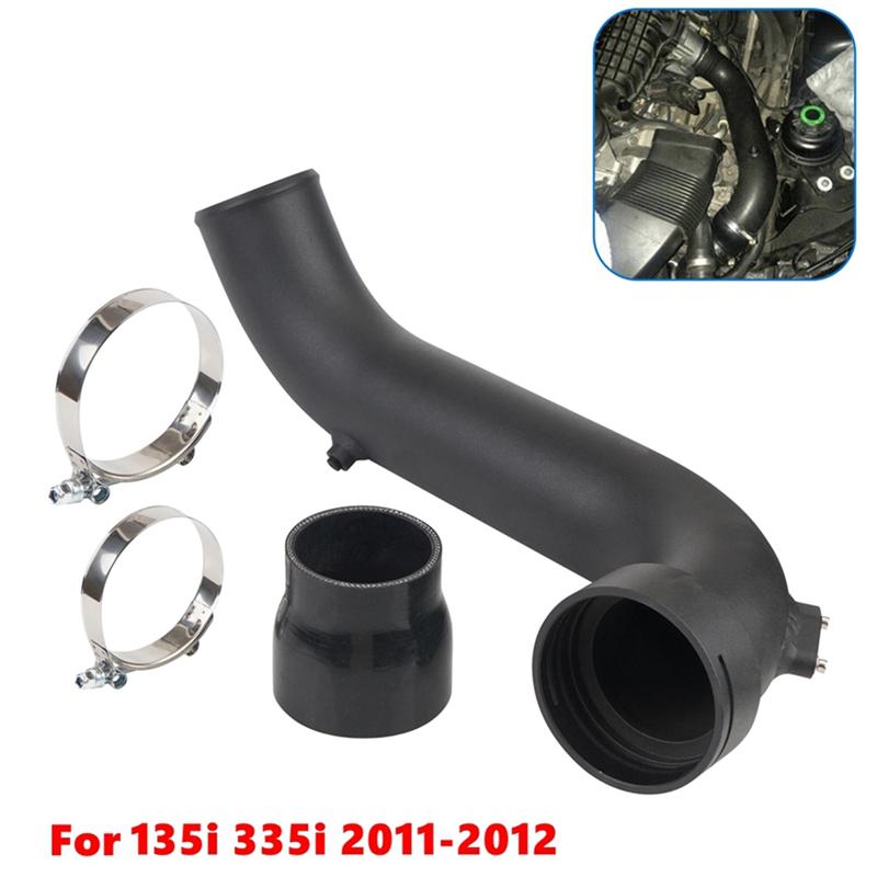Precise Aluminum Intake Turbo Charge Pipe For BMW N55 135I 335I E92 E93 E82 Xdrive 2011-2012 Car Engine Parts Replacement