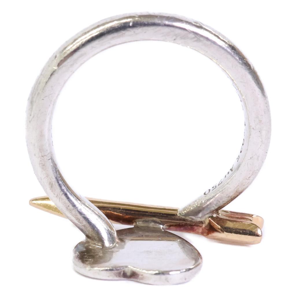 TIFFANY&Co. 70878577 Ag925 Au750 Return to TIFFANY & Co. Lovestruck Heart Tag Ring ring Silver & Rose GoldUsed