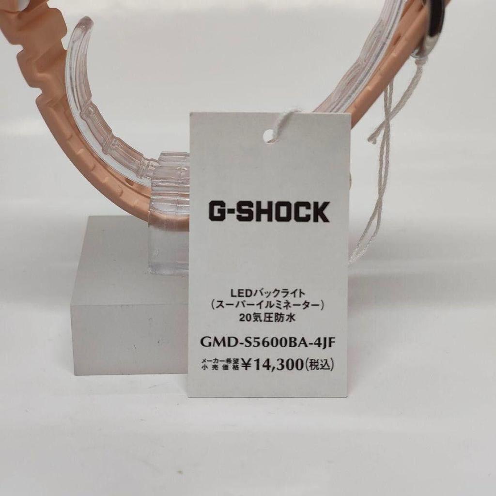 Б/У Новые CASIO G-SHOCK GMD-S5600BA-4JF с Гарантией Производителя, Casio Цифровые Розовые Baby-G