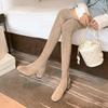Fashion New 2024 Autumn Winter Stretch Over The Knee Boots Women Fashion Suede Round Toe Square Platform Shoes Thick Heels Long Booties