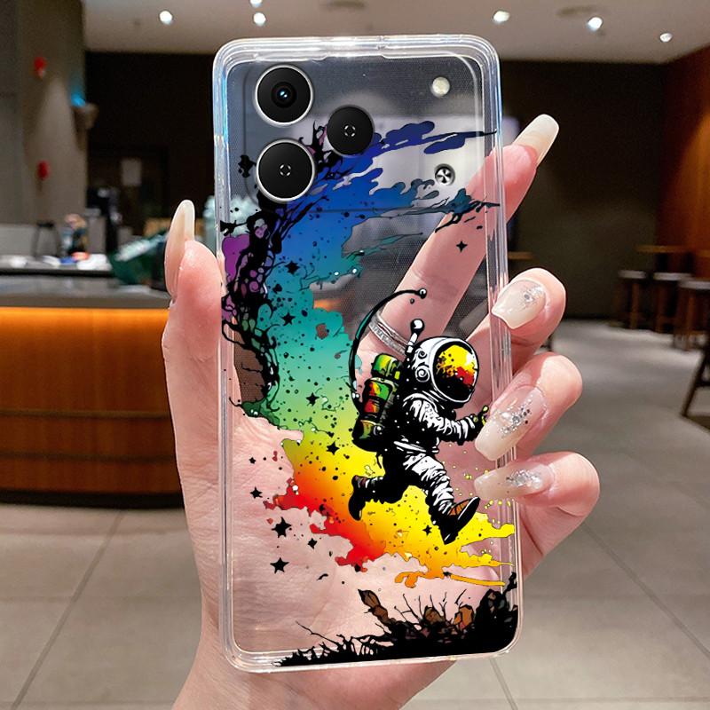 Case For Tecno Spark 50 2026 Phone Case KN4 Luxury Fashion Butterfly Flowers Soft Clear Silicone Cover For Tecno Spark50 Casing