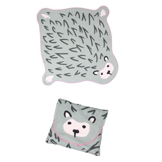 Универсальная тканевая косметичка для хранения с самоклеящейся лентой-застежкой, портативный органайзер для путешествий