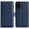 For Honor 80 5G Flip Folio Book Stand PU Leather Phone Case Calf Texture Wallet Style Dual Magnetic Clasp Protective Cover