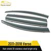 3D Stainless Steel Rain Guard Bright Strip & Deflector Trim for E'z - Decorative Modification Accessories