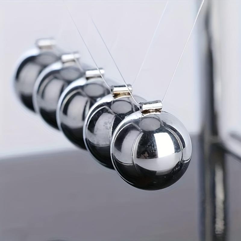 Классический металлический настольный орнамент Newtons Cradle, черная белая сфера, офисный домашний декор, украшение стола для гостиной, спальни, кабинета