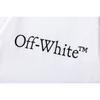 Off-White 2026 Spring/Summer New Large Letter Printed Pattern Round Neck Hooded Short Sleeved Men's and Women's T-shirts