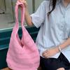 Дышащая Текстура Крючком Сумка-тоут Легкая Вязаная Сумка-хобо Повседневный Уличный Стиль