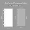 Держатель для фотокарточек с отрывными листами, вертикальный, папка для карточек Idol, простой фотоальбом