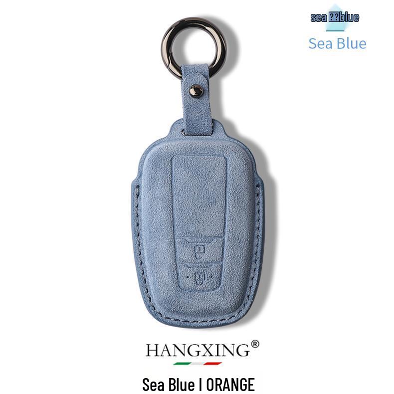 Замшевый и кожаный чехол для ключей Toyota Corolla для Avalon, Camry, Levin, RAV4, Highlander