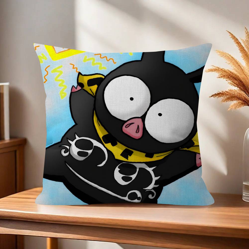 Anime Ranma Vintage Pillow Gift Home Office Decoration Bedroom Sofa Car Cushion Cover case x