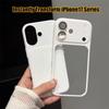 Чехол 2-в-1 для iPhone 12 13 14 15 16 17 Pro Max Air Ударопрочный Матовый Защита Линзы Стекло Мгновенная Смена на 17 Простой Чехол