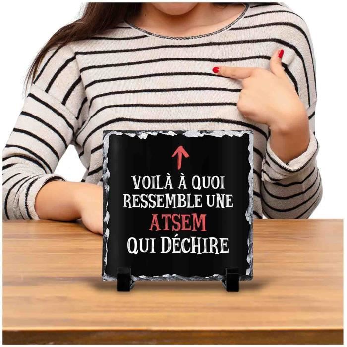 Cadre photo - Ardoise - 15cm x 15cm - Noir - Pour Femme - Objets décoratifs
