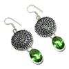 Peridot Gemstone 925 Sterling Silver Gift Jewelry Earring 2.29"