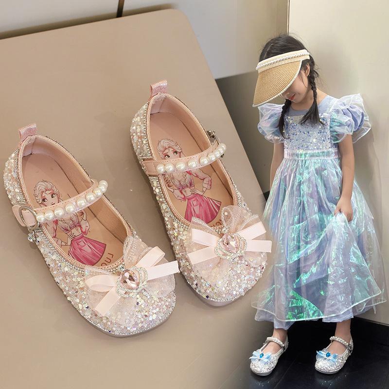 Обувь Zapatos NiñaGirl Модная детская кожаная обувь Туфли принцессы с бриллиантами в виде бантов Туфли Мэри Джейн Модная детская обувь Туфли Лолиты