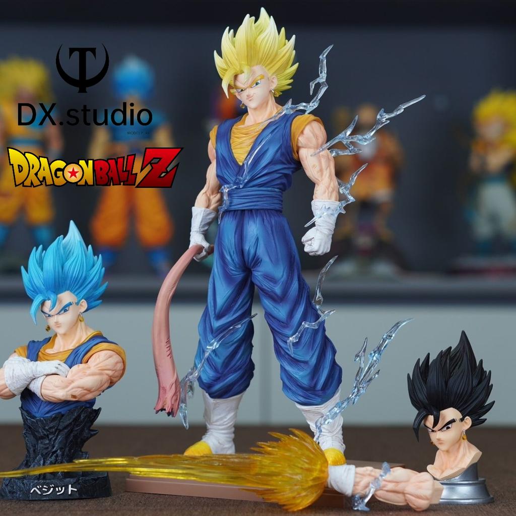 LK Stuio HB Vegetto Dragon BallZ Goku SSj3 12.59Inch/32cm Can be Move three heads Change PVC Favorites Model hot toys Gifts