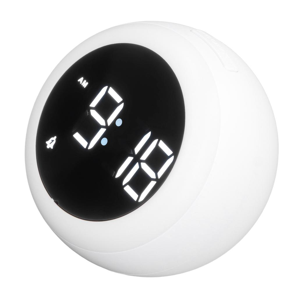 Будильник для обучения сну с голосовым управлением, светодиодный, меняющий цвет, успокаивающий ребенка, часы-машина с функцией ночного сна