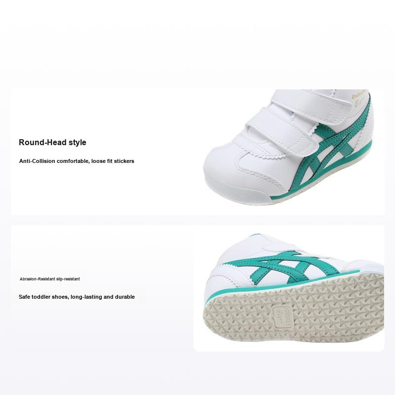ONITSUKA TIGER Мексика Mid Runner Прочные Нескользящие Обувь для Малышей Детская Обувь 1184A001-103