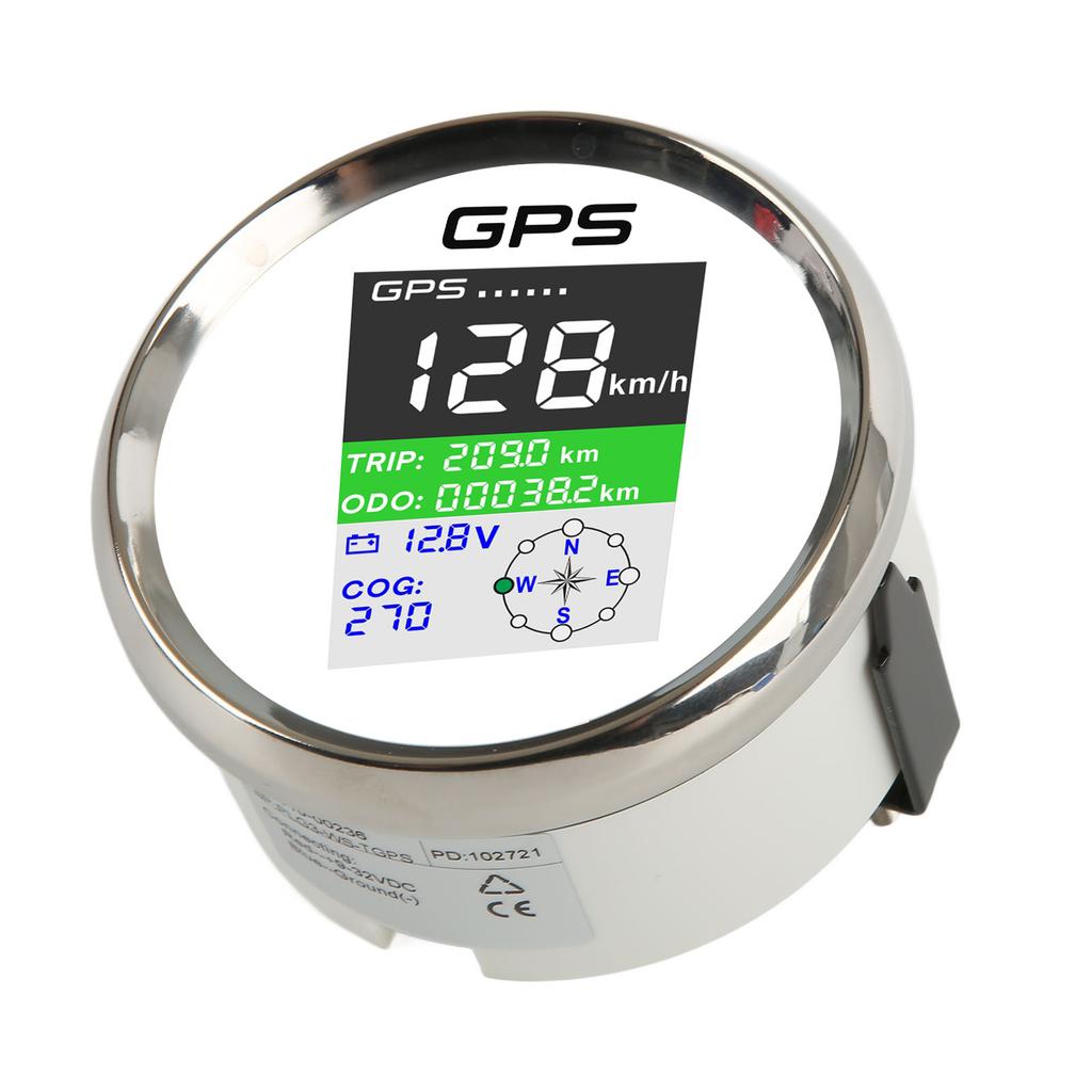 85 мм GPS Спидометр км/ч Узел Миль/ч DC9‑32V TFT Экран IP67 Водонепроницаемый Датчик Скорости Универсальный для Автомобилей Мотоциклов