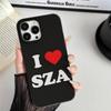 Чехол для телефона SZA SOS Полоска Силиконовый Для Для iPhone 11 12 13 14 15 16 17 Plus Pro Max Чехол