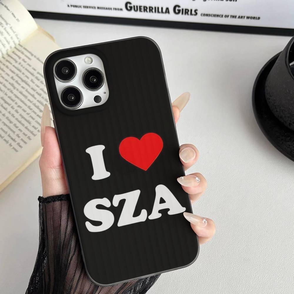 Чехол для телефона SZA SOS Полоска Силиконовый Для Для iPhone 11 12 13 14 15 16 17 Plus Pro Max Чехол