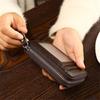 RFID мужской кошелек для карт, унисекс, кошелек, натуральная кожа, визитница, молния, защитный чехол для карт, ID, держатели для банковских карт, кошелек