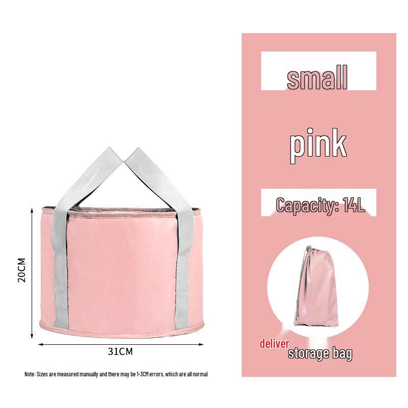 Winter Portable Multifunctional Foot Bath Bucket - Insulated & Foldable for Home or Dorm Use