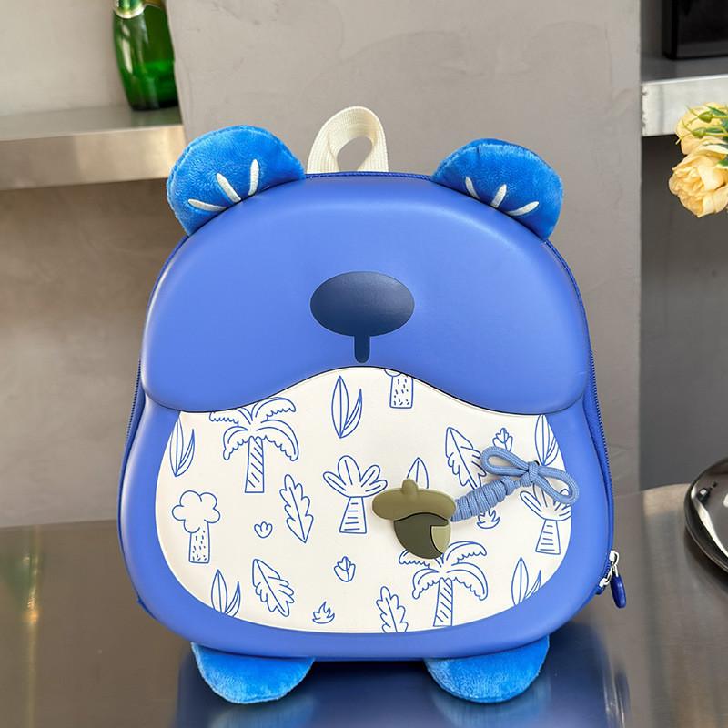 Adorable Cartoon Hard Shell Backpack For Kids Stylish Gender Neutral Preschool Bag