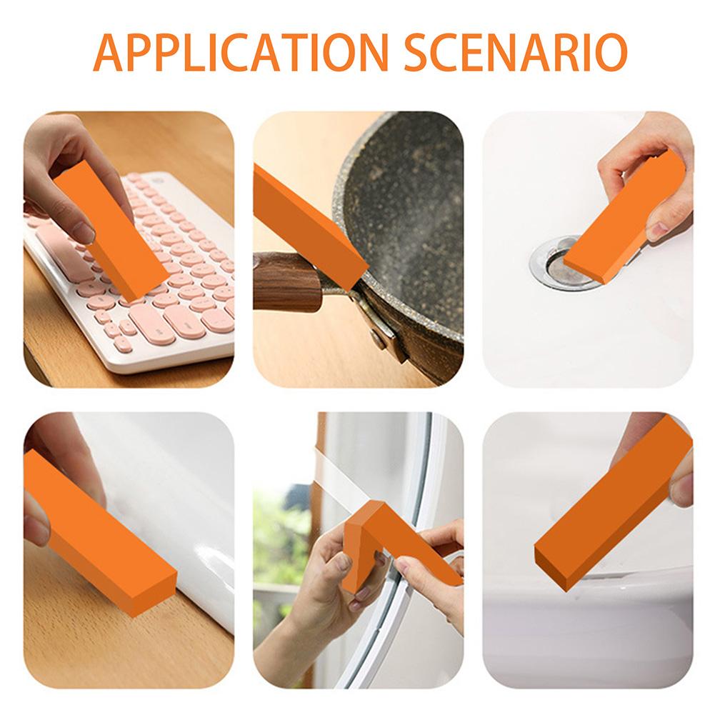 1/2/4 шт. ластик для чистки из нержавеющей стали, удаляющий накипь, пятна от воды, очищающий стену клавиатуры