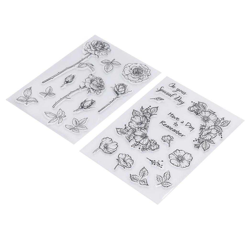 2 шт. Прозрачные штампы, безопасные многоразовые, интересные декоративные принадлежности для поделок для Invi