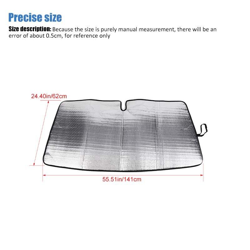 Солнцезащитный козырек на лобовое стекло автомобиля, шторка на окно, складной солнцезащитный козырек, чехол, подходит для Mitsubishi PAJERO 2007-2021, автомобильные аксессуары, 1 шт.