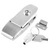 Latch Toggle Clamp Hub Cabinet Tool Hardware Toggle Stainless Steel Spring Two Keys