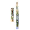 Lanxivi Jinhao Classic Fountain Extra Fine Converter and Pen Case Set Pen, Blue-Green Celluloid, Nib,