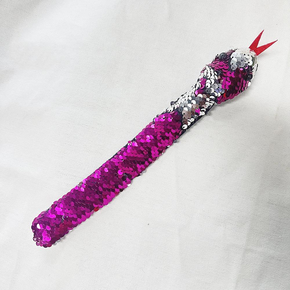 Браслет с пайетками и змеей, двусторонний, с хлопком, круг, игрушки, блестящий браслет для вечеринки по случаю рождения ребенка