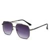Lightweight Large Frame Sun Glasses Vintage Men UV400 Eyewear Zinc Zinc Alloy Polygonal Sunglasses  Unisex