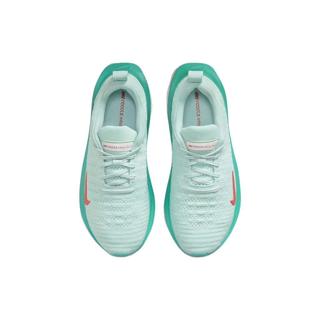 Nike ReactX Infinity Run 4 Jade Ice Picante Red Women Sneakers Teal White Clear-Jade DR2670-300