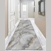 Серо-золотой мраморный ковер: Мягкий, моющийся, универсальный для зала, кухни, прихожей, спальни, гостиной