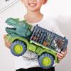 Dinosaurs Toy Car Transport Transport Car Transporter Toy Truck Pull Back Toy Vehicle with Dinosaur Gift for Children