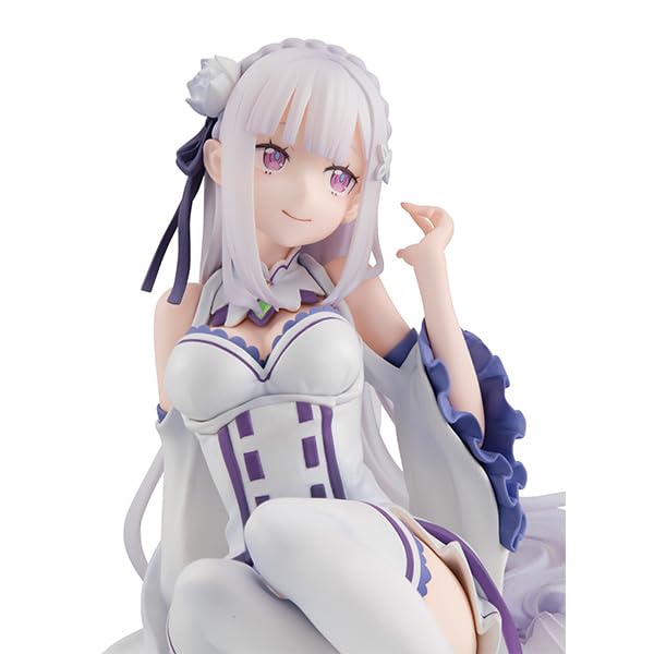 Melty Princess Life In a Different World from Zero Tenohira Emilia 90mm PVC Painted Finished Figure Re Approx.