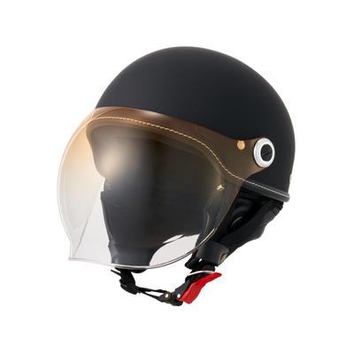 Мотоциклетный шлем Marushin BUBBLE RIDER HALF полушлем матовый черный свободный размер продукт 05303001 (57-60см) Число
