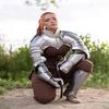 Handcrafted Female Warrior Armor Set Women’s Medieval Steel Armor Fantasy Cosplay Costume Larp Female Costume