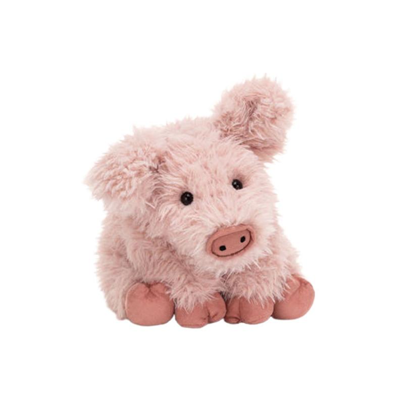 Jellycat Серия Домашние Животные SUPER SOFTIES Коли Фи Поросенок Милая Розовая Кукла Плюшевая Фигурка Высота 24 см