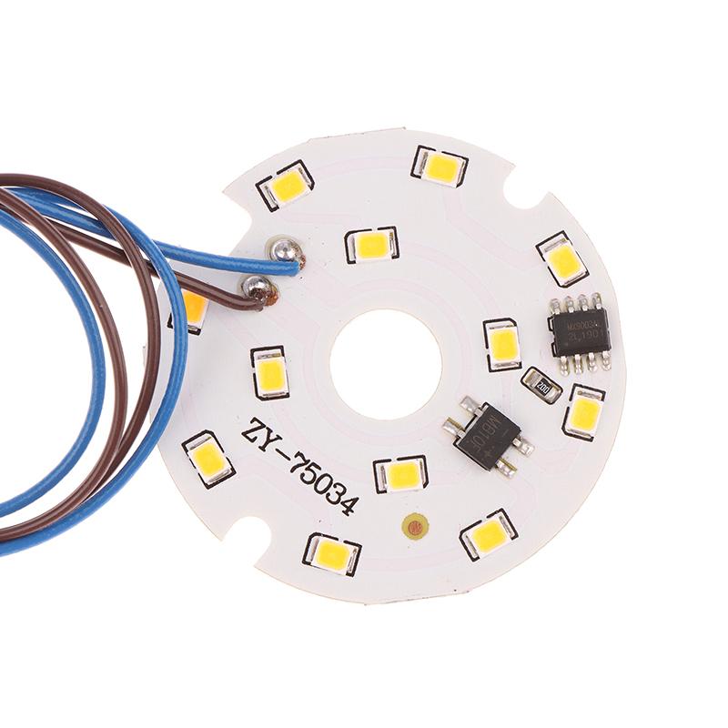 2W 3W 6W AC 220V Circular Pendant Light Renovation Patch Cold Warm White Lamp Beads For Bulb No Need Driver LED Chip