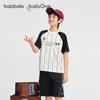 BalaOne: Balabala Boys' Short Sleeved T-shirt 2026 New Summer Speed Dry Color Blocked Top