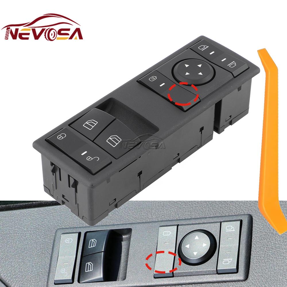 For Mercedes-Benz Actros MP4 Truck Power Central Lock Window Control Glass Switch Mirror Seat Heat Panel Heating Function