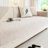 Modern Luxury Herringbone Pattern Sofa Cushion Four Seasons Universal Anti Slip and Dust Cover Cloth Chenille Sofa Cover