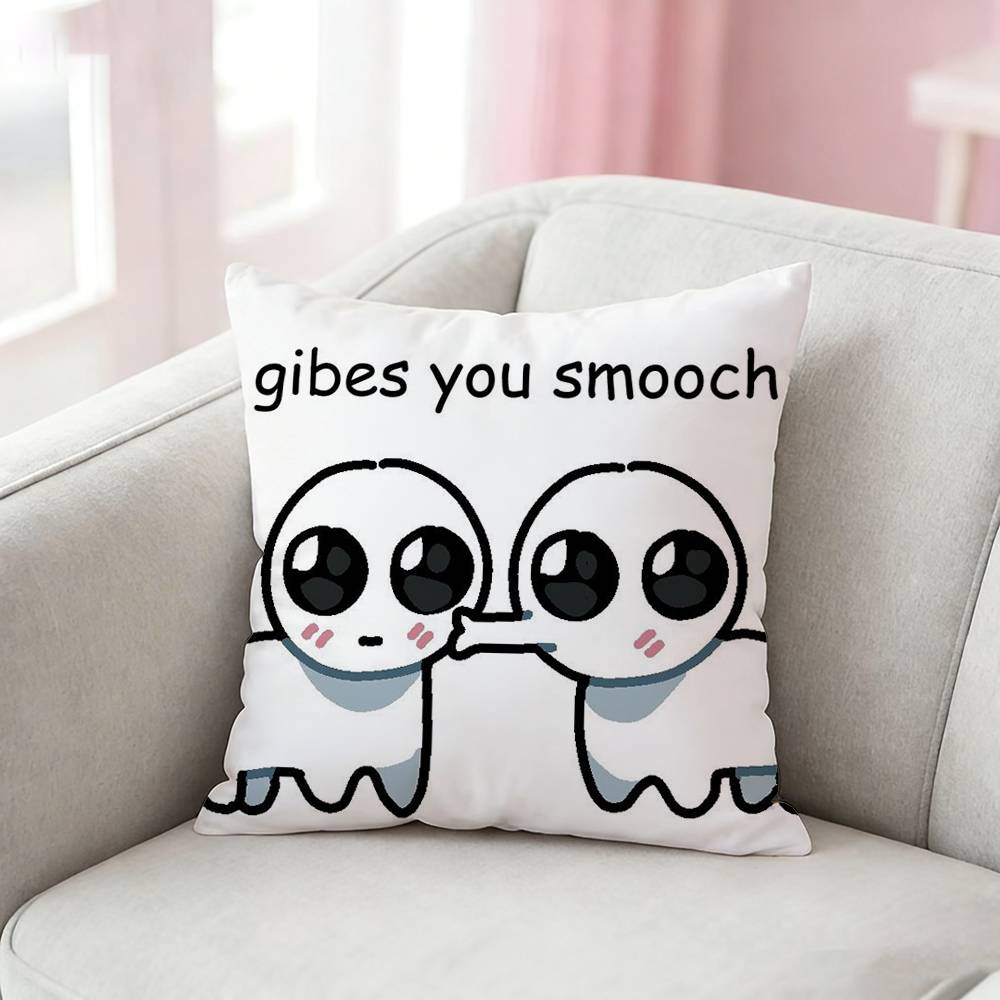 Tbh Autism Yippies Creature Pillow Case Pattern Printed Pillowcase For Living Room Sofa Cushion Cover