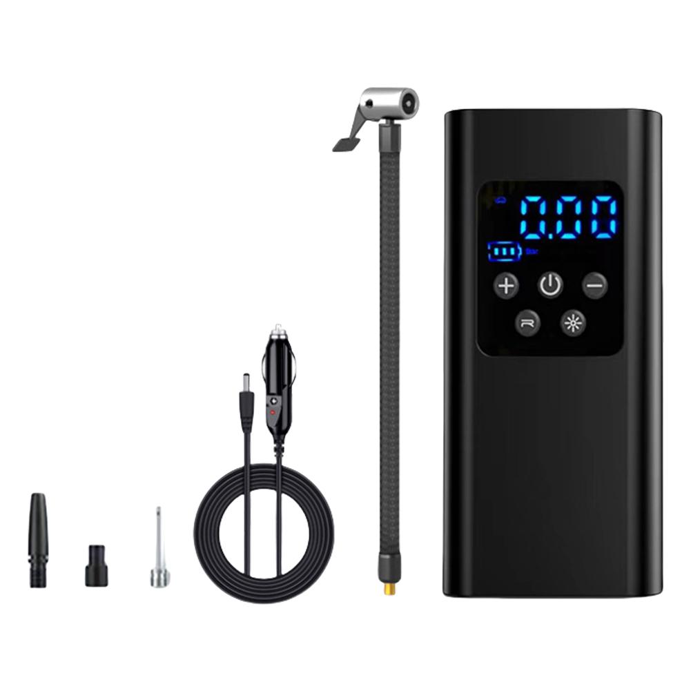 Беспроводной/Проводной Электрический Накачиватель Шин 150PSI Автомобильный Накачиватель Шин ЖК-Цифровой Дисплей Электрический Воздушный Компрессор со Светодиодной Подсветкой