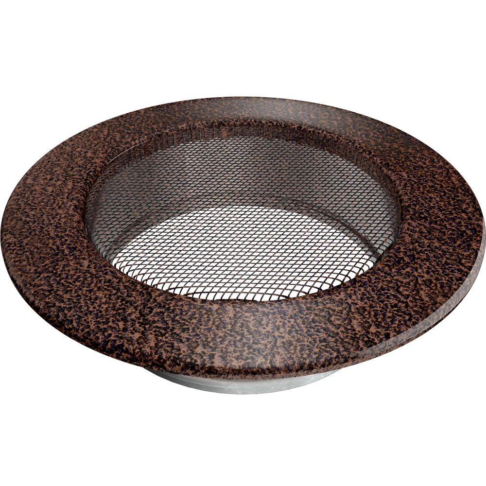 Крышка вентиляционная круглая Ø 125 медь